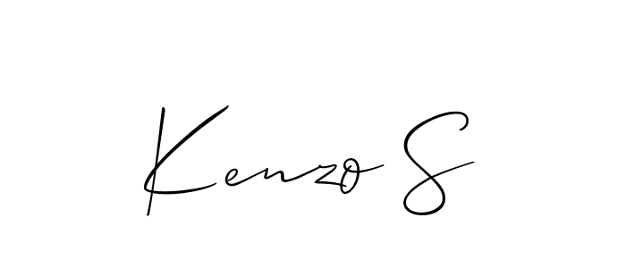 It looks lik you need a new signature style for name Kenzo S. Design unique handwritten (Allison_Script) signature with our free signature maker in just a few clicks. Kenzo S signature style 2 images and pictures png