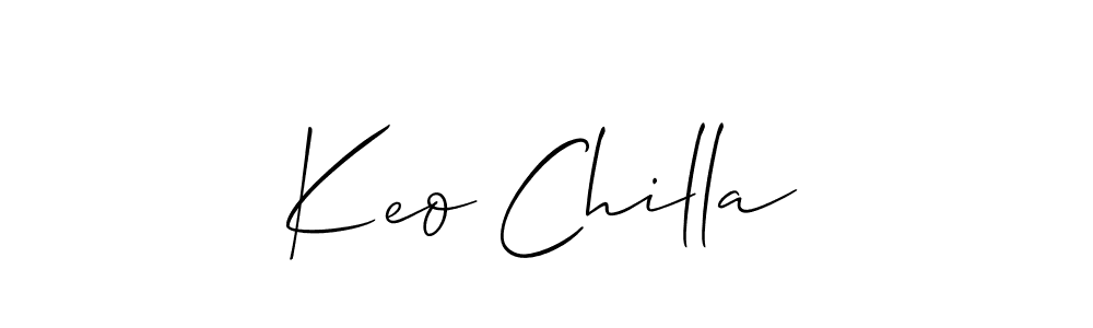 Best and Professional Signature Style for Keo Chilla. Allison_Script Best Signature Style Collection. Keo Chilla signature style 2 images and pictures png
