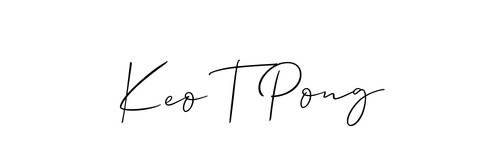 Allison_Script is a professional signature style that is perfect for those who want to add a touch of class to their signature. It is also a great choice for those who want to make their signature more unique. Get Keo T Pong name to fancy signature for free. Keo T Pong signature style 2 images and pictures png