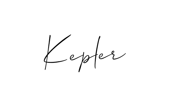 Kepler stylish signature style. Best Handwritten Sign (Allison_Script) for my name. Handwritten Signature Collection Ideas for my name Kepler. Kepler signature style 2 images and pictures png