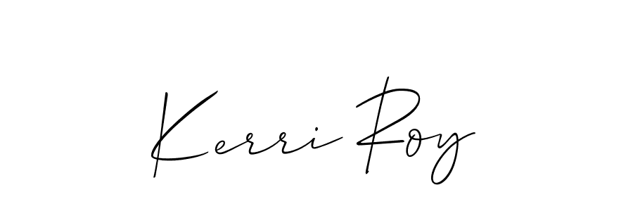 You can use this online signature creator to create a handwritten signature for the name Kerri Roy. This is the best online autograph maker. Kerri Roy signature style 2 images and pictures png