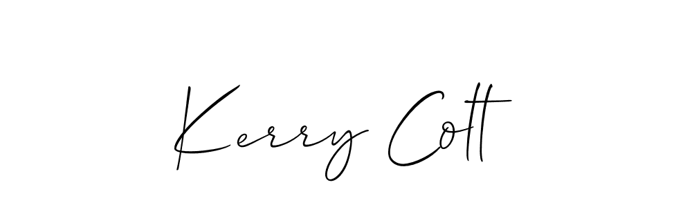 It looks lik you need a new signature style for name Kerry Colt. Design unique handwritten (Allison_Script) signature with our free signature maker in just a few clicks. Kerry Colt signature style 2 images and pictures png