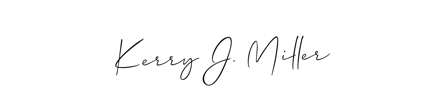 Similarly Allison_Script is the best handwritten signature design. Signature creator online .You can use it as an online autograph creator for name Kerry J. Miller. Kerry J. Miller signature style 2 images and pictures png