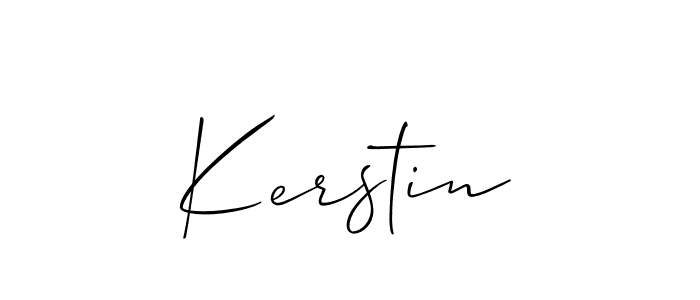 Also we have Kerstin name is the best signature style. Create professional handwritten signature collection using Allison_Script autograph style. Kerstin signature style 2 images and pictures png