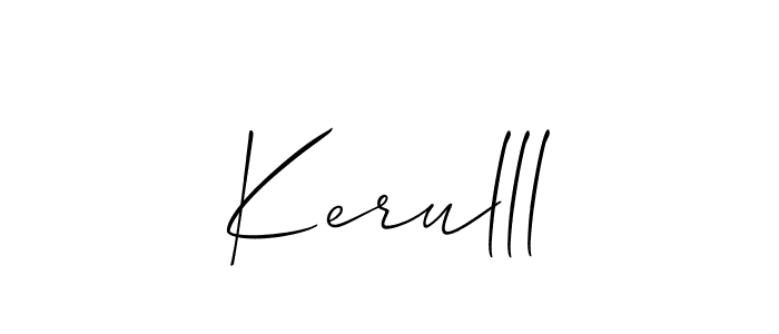 This is the best signature style for the Kerulll name. Also you like these signature font (Allison_Script). Mix name signature. Kerulll signature style 2 images and pictures png