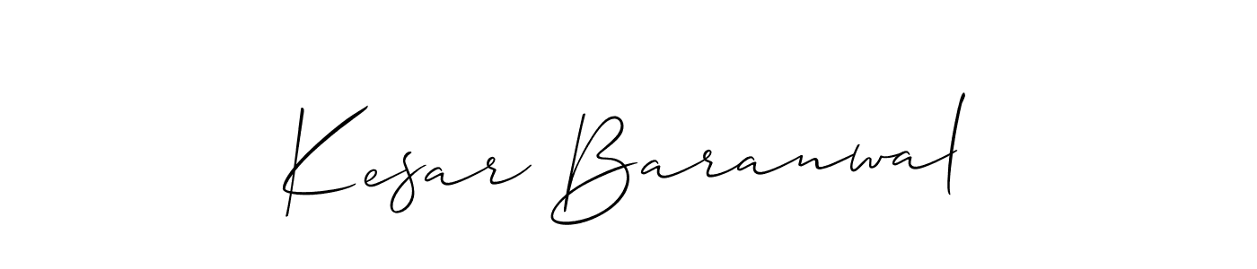 Once you've used our free online signature maker to create your best signature Allison_Script style, it's time to enjoy all of the benefits that Kesar Baranwal name signing documents. Kesar Baranwal signature style 2 images and pictures png