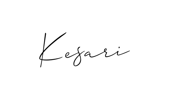 Kesari stylish signature style. Best Handwritten Sign (Allison_Script) for my name. Handwritten Signature Collection Ideas for my name Kesari. Kesari signature style 2 images and pictures png