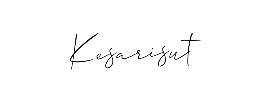 Create a beautiful signature design for name Kesarisut. With this signature (Allison_Script) fonts, you can make a handwritten signature for free. Kesarisut signature style 2 images and pictures png