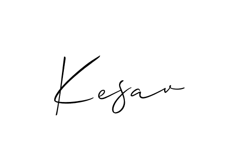 Create a beautiful signature design for name Kesav. With this signature (Allison_Script) fonts, you can make a handwritten signature for free. Kesav signature style 2 images and pictures png