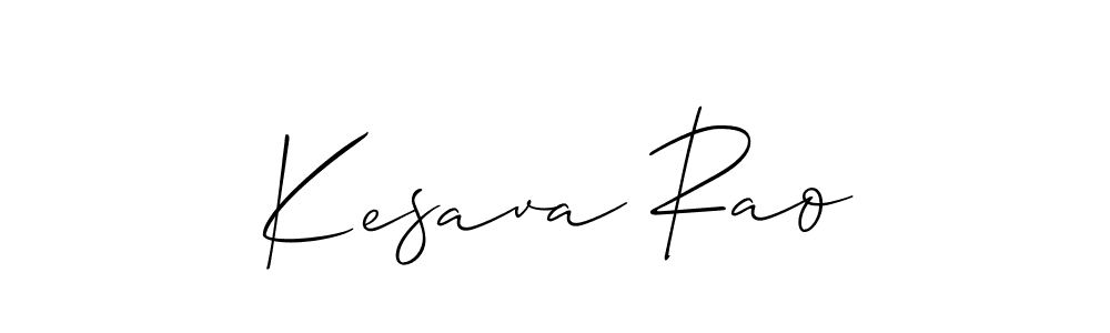 Design your own signature with our free online signature maker. With this signature software, you can create a handwritten (Allison_Script) signature for name Kesava Rao. Kesava Rao signature style 2 images and pictures png