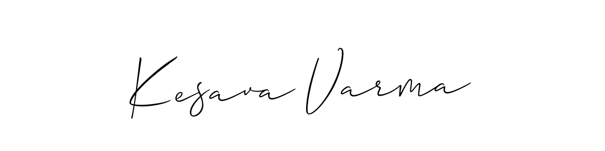 Best and Professional Signature Style for Kesava Varma. Allison_Script Best Signature Style Collection. Kesava Varma signature style 2 images and pictures png