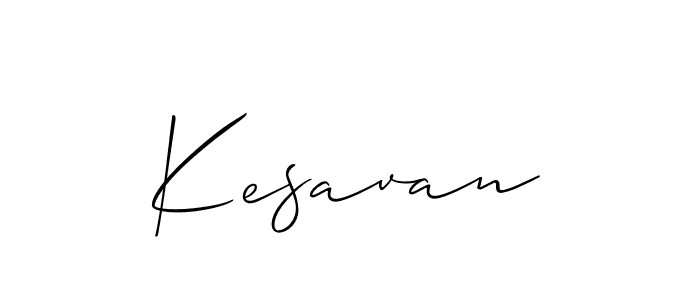 if you are searching for the best signature style for your name Kesavan. so please give up your signature search. here we have designed multiple signature styles  using Allison_Script. Kesavan signature style 2 images and pictures png