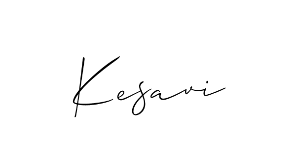 How to make Kesavi name signature. Use Allison_Script style for creating short signs online. This is the latest handwritten sign. Kesavi signature style 2 images and pictures png