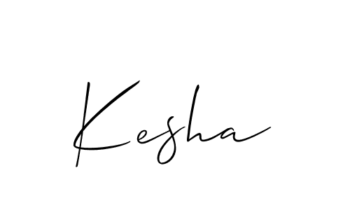 Make a beautiful signature design for name Kesha. With this signature (Allison_Script) style, you can create a handwritten signature for free. Kesha signature style 2 images and pictures png