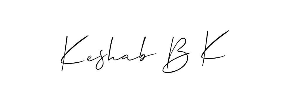 Make a beautiful signature design for name Keshab B K. Use this online signature maker to create a handwritten signature for free. Keshab B K signature style 2 images and pictures png