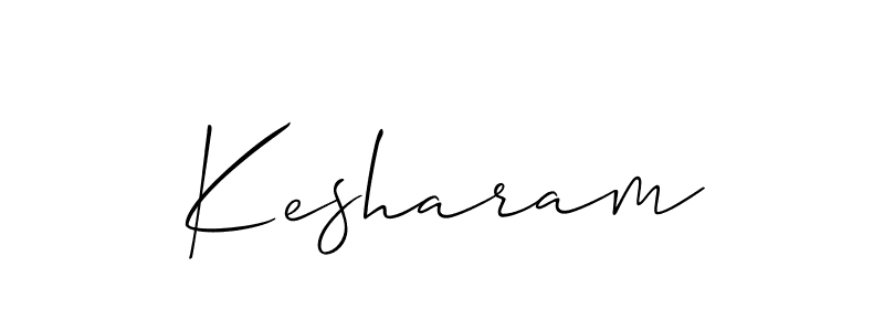 Best and Professional Signature Style for Kesharam. Allison_Script Best Signature Style Collection. Kesharam signature style 2 images and pictures png