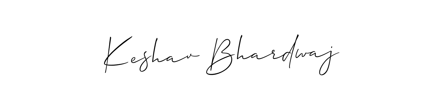 How to Draw Keshav Bhardwaj signature style? Allison_Script is a latest design signature styles for name Keshav Bhardwaj. Keshav Bhardwaj signature style 2 images and pictures png