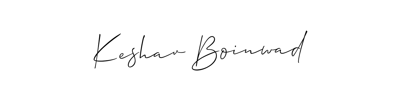 Make a short Keshav Boinwad signature style. Manage your documents anywhere anytime using Allison_Script. Create and add eSignatures, submit forms, share and send files easily. Keshav Boinwad signature style 2 images and pictures png