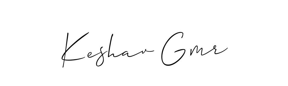 Design your own signature with our free online signature maker. With this signature software, you can create a handwritten (Allison_Script) signature for name Keshav Gmr. Keshav Gmr signature style 2 images and pictures png