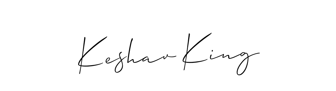 You should practise on your own different ways (Allison_Script) to write your name (Keshav King) in signature. don't let someone else do it for you. Keshav King signature style 2 images and pictures png