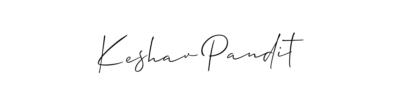 Make a beautiful signature design for name Keshav Pandit. Use this online signature maker to create a handwritten signature for free. Keshav Pandit signature style 2 images and pictures png