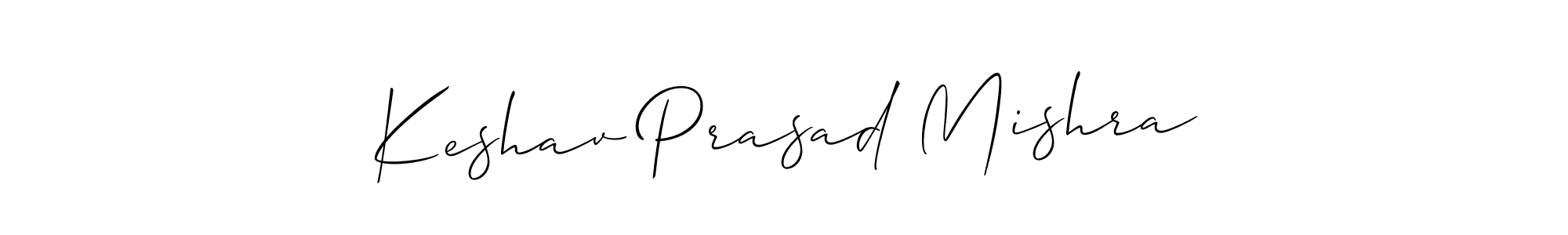 How to make Keshav Prasad Mishra signature? Allison_Script is a professional autograph style. Create handwritten signature for Keshav Prasad Mishra name. Keshav Prasad Mishra signature style 2 images and pictures png