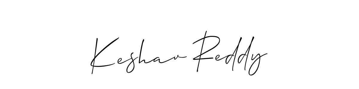 The best way (Allison_Script) to make a short signature is to pick only two or three words in your name. The name Keshav Reddy include a total of six letters. For converting this name. Keshav Reddy signature style 2 images and pictures png