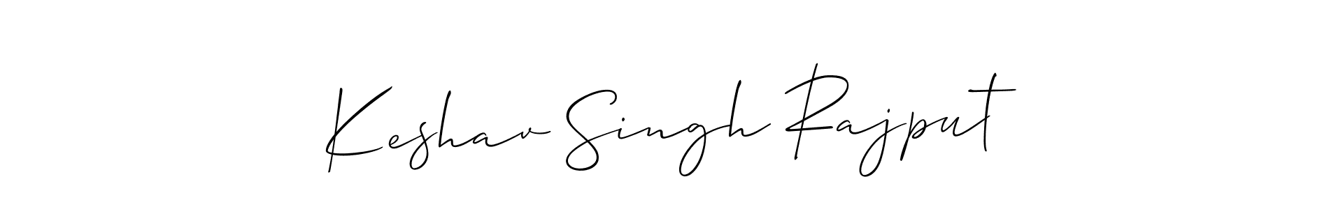 if you are searching for the best signature style for your name Keshav Singh Rajput. so please give up your signature search. here we have designed multiple signature styles  using Allison_Script. Keshav Singh Rajput signature style 2 images and pictures png