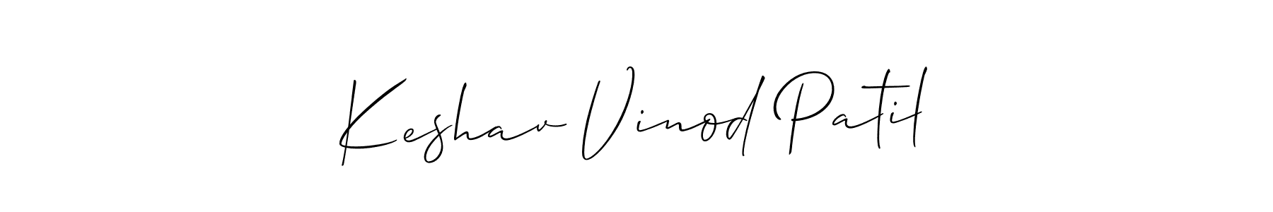 Similarly Allison_Script is the best handwritten signature design. Signature creator online .You can use it as an online autograph creator for name Keshav Vinod Patil. Keshav Vinod Patil signature style 2 images and pictures png