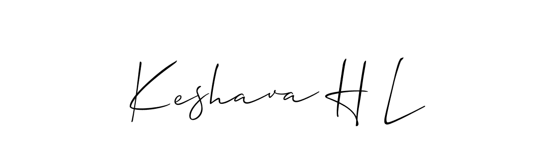 Similarly Allison_Script is the best handwritten signature design. Signature creator online .You can use it as an online autograph creator for name Keshava H L. Keshava H L signature style 2 images and pictures png