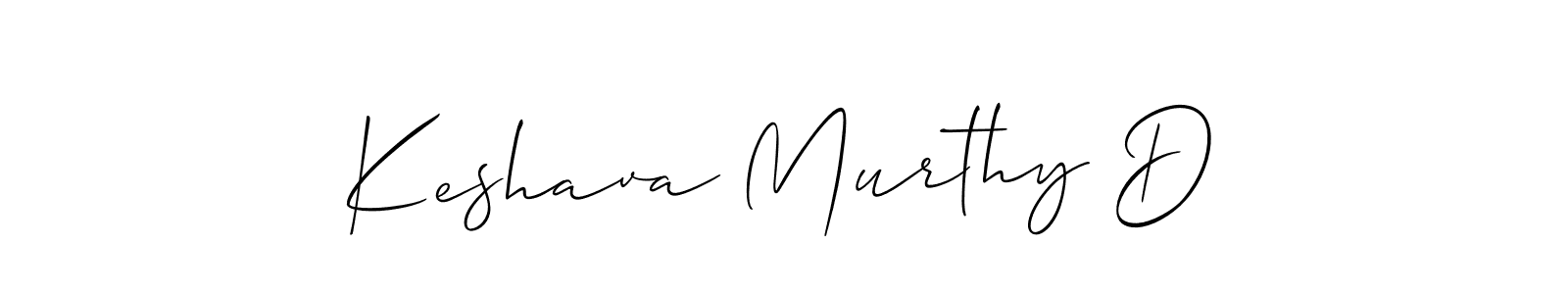 The best way (Allison_Script) to make a short signature is to pick only two or three words in your name. The name Keshava Murthy D include a total of six letters. For converting this name. Keshava Murthy D signature style 2 images and pictures png