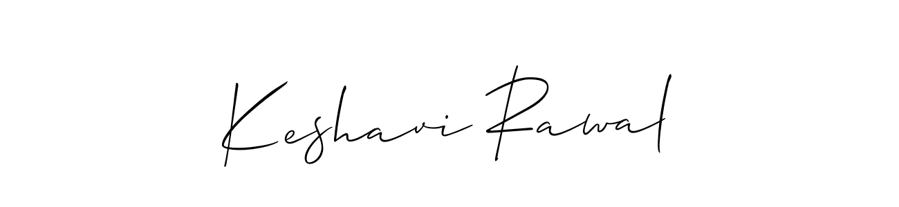 Best and Professional Signature Style for Keshavi Rawal. Allison_Script Best Signature Style Collection. Keshavi Rawal signature style 2 images and pictures png