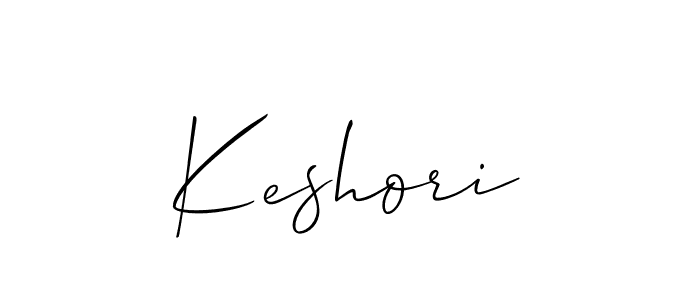 Create a beautiful signature design for name Keshori. With this signature (Allison_Script) fonts, you can make a handwritten signature for free. Keshori signature style 2 images and pictures png
