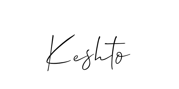 Keshto stylish signature style. Best Handwritten Sign (Allison_Script) for my name. Handwritten Signature Collection Ideas for my name Keshto. Keshto signature style 2 images and pictures png