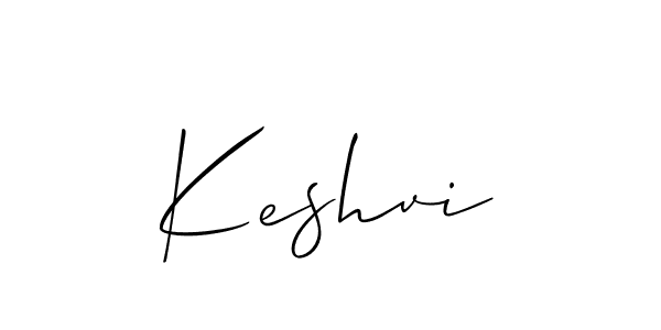 It looks lik you need a new signature style for name Keshvi. Design unique handwritten (Allison_Script) signature with our free signature maker in just a few clicks. Keshvi signature style 2 images and pictures png