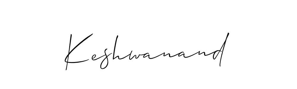 Make a beautiful signature design for name Keshwanand. With this signature (Allison_Script) style, you can create a handwritten signature for free. Keshwanand signature style 2 images and pictures png