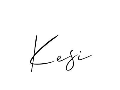 Create a beautiful signature design for name Kesi. With this signature (Allison_Script) fonts, you can make a handwritten signature for free. Kesi signature style 2 images and pictures png