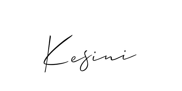 Allison_Script is a professional signature style that is perfect for those who want to add a touch of class to their signature. It is also a great choice for those who want to make their signature more unique. Get Kesini name to fancy signature for free. Kesini signature style 2 images and pictures png