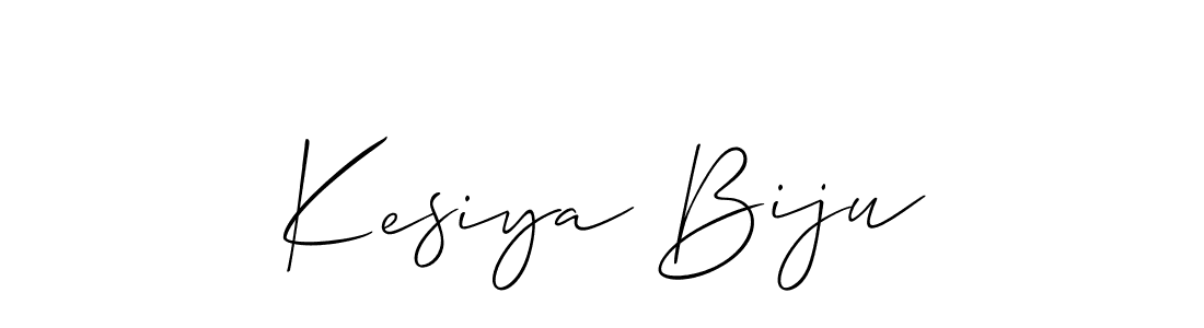 Make a beautiful signature design for name Kesiya Biju. Use this online signature maker to create a handwritten signature for free. Kesiya Biju signature style 2 images and pictures png