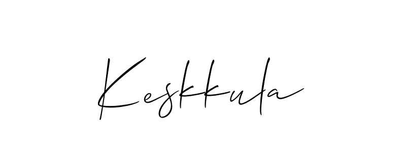 Create a beautiful signature design for name Keskkula. With this signature (Allison_Script) fonts, you can make a handwritten signature for free. Keskkula signature style 2 images and pictures png
