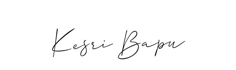 You should practise on your own different ways (Allison_Script) to write your name (Kesri Bapu) in signature. don't let someone else do it for you. Kesri Bapu signature style 2 images and pictures png