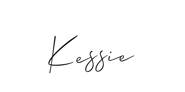 if you are searching for the best signature style for your name Kessie. so please give up your signature search. here we have designed multiple signature styles  using Allison_Script. Kessie signature style 2 images and pictures png