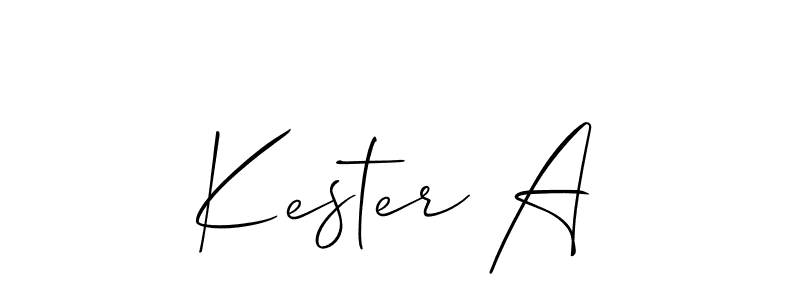 You can use this online signature creator to create a handwritten signature for the name Kester A. This is the best online autograph maker. Kester A signature style 2 images and pictures png