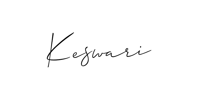 How to Draw Keswari signature style? Allison_Script is a latest design signature styles for name Keswari. Keswari signature style 2 images and pictures png