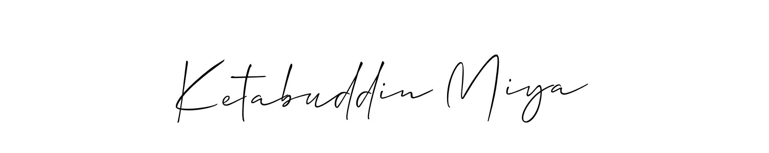 Check out images of Autograph of Ketabuddin Miya name. Actor Ketabuddin Miya Signature Style. Allison_Script is a professional sign style online. Ketabuddin Miya signature style 2 images and pictures png