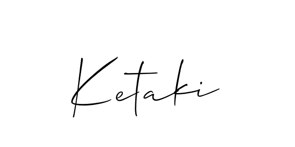 How to Draw Ketaki signature style? Allison_Script is a latest design signature styles for name Ketaki. Ketaki signature style 2 images and pictures png