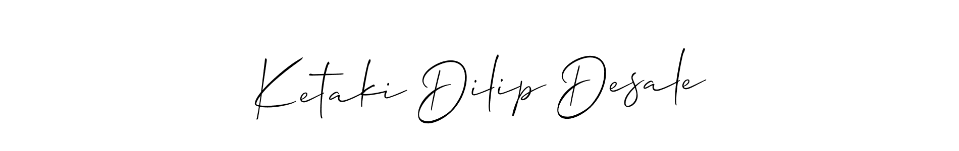 Ketaki Dilip Desale stylish signature style. Best Handwritten Sign (Allison_Script) for my name. Handwritten Signature Collection Ideas for my name Ketaki Dilip Desale. Ketaki Dilip Desale signature style 2 images and pictures png