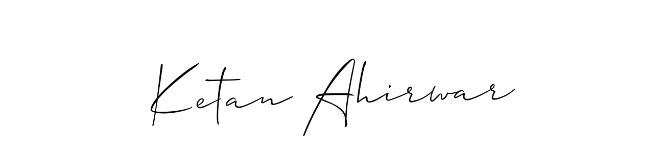 Once you've used our free online signature maker to create your best signature Allison_Script style, it's time to enjoy all of the benefits that Ketan Ahirwar name signing documents. Ketan Ahirwar signature style 2 images and pictures png