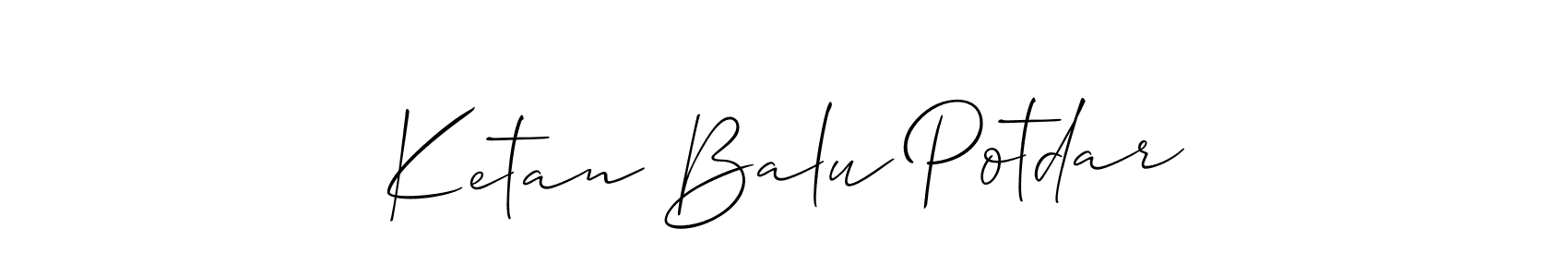See photos of Ketan Balu Potdar official signature by Spectra . Check more albums & portfolios. Read reviews & check more about Allison_Script font. Ketan Balu Potdar signature style 2 images and pictures png