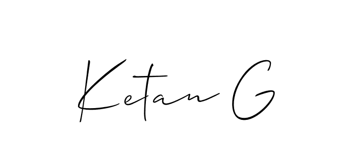 Once you've used our free online signature maker to create your best signature Allison_Script style, it's time to enjoy all of the benefits that Ketan G name signing documents. Ketan G signature style 2 images and pictures png